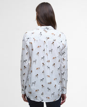Load image into Gallery viewer, Barbour Lsh1357mi52 Barbour Safari Shir Dog Print
