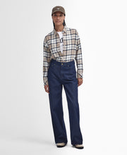 Load image into Gallery viewer, Barbour Lsh1560br37 Barbour Elishaw Check  Hessian

