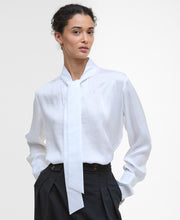 Load image into Gallery viewer, Barbour Lsh1701wh11 Barbour Anastasia Shir White
