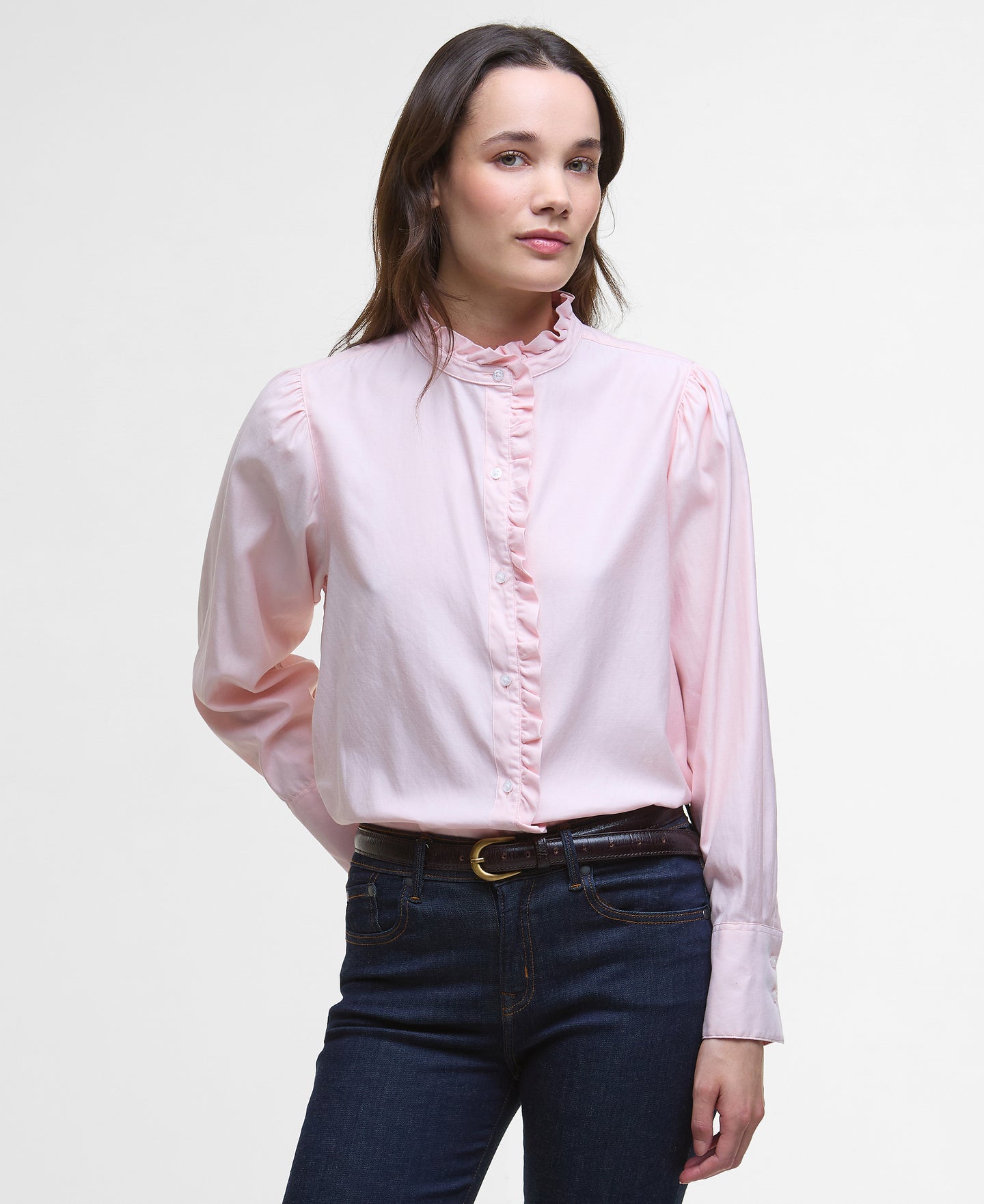 Barbour Lsh1708pi11 Barbour Embleton Shirt Pink Bl
