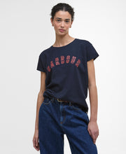 Load image into Gallery viewer, Barbour Lts0698ny73 Barbour Kingsford Tee  Navy
