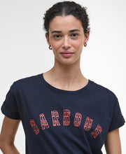 Load image into Gallery viewer, Barbour Lts0698ny73 Barbour Kingsford Tee  Navy
