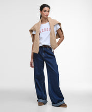 Load image into Gallery viewer, Barbour Lts0698wh11 Barbour Kingsford Tee  White
