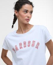 Load image into Gallery viewer, Barbour Lts0698wh11 Barbour Kingsford Tee  White
