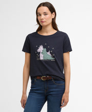Load image into Gallery viewer, Barbour Lts0711ny73 Barbour Clover T-sh Navy
