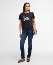 Load image into Gallery viewer, Barbour Lts0712ny73 Barbour Brambles Tee   Navy
