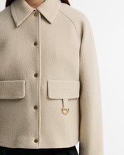 Load image into Gallery viewer, Barbour Lwo0263 Barbour Spey Wool Coat Mist/Bi
