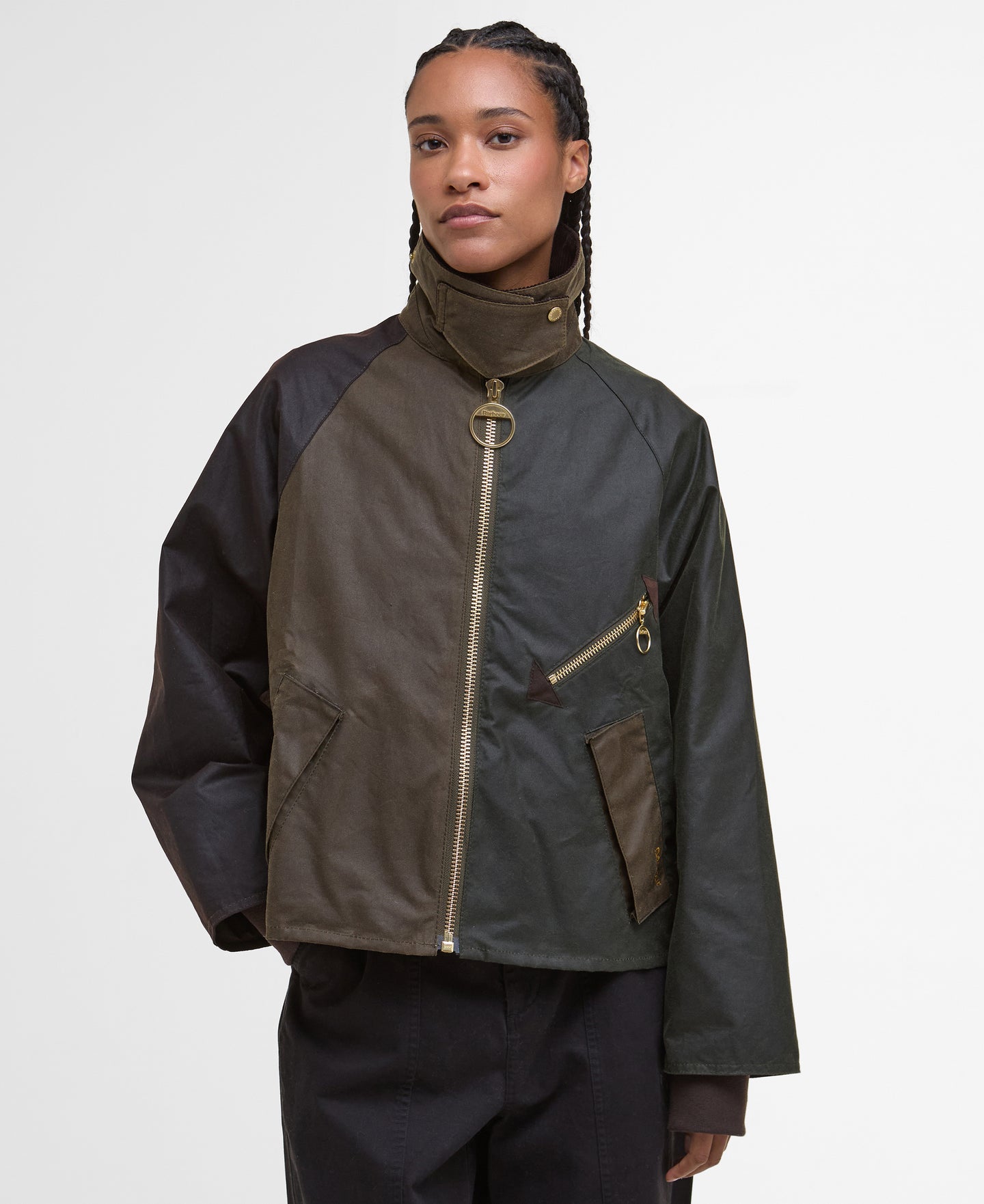 Barbour Lwx1482sn91 Barbour Arlene Wax     Beech/A