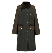 Load image into Gallery viewer, Barbour Lwx1485ol52 Barbour Evette Wax     Fern/Be
