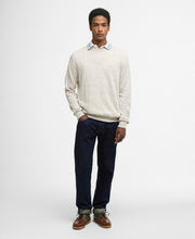 Load image into Gallery viewer, Barbour Mkn1712be13 Barbour Flaxby Crew    Neutral
