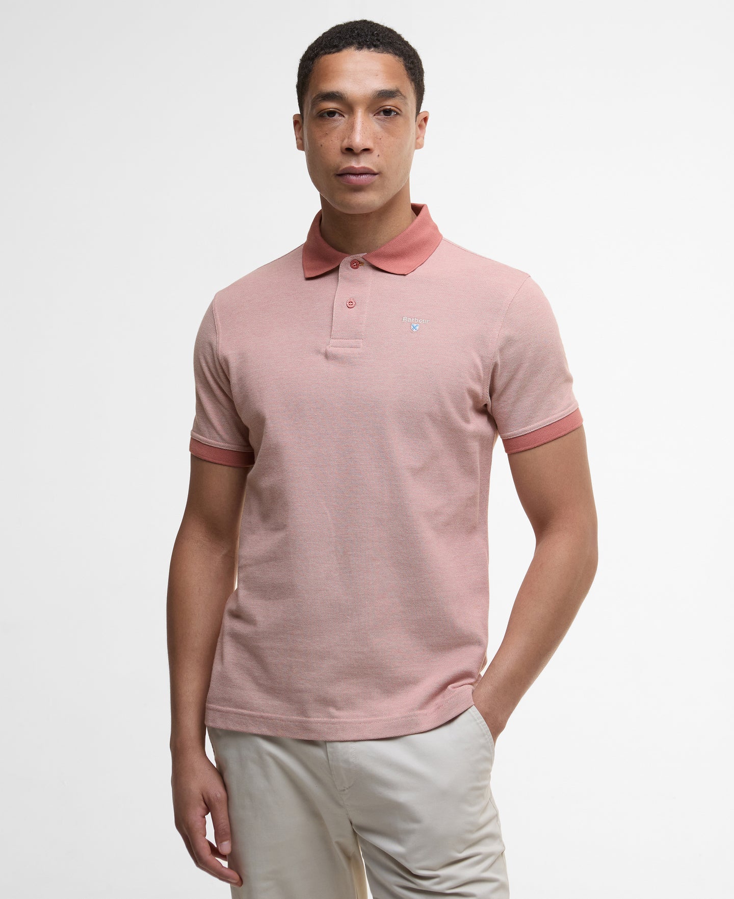 Barbour Mml0628pi77 Barbour Ess Sport Polo Earth P