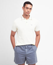 Load image into Gallery viewer, Barbour Mml1388be11 Barbour Newbridge Polo Ecru
