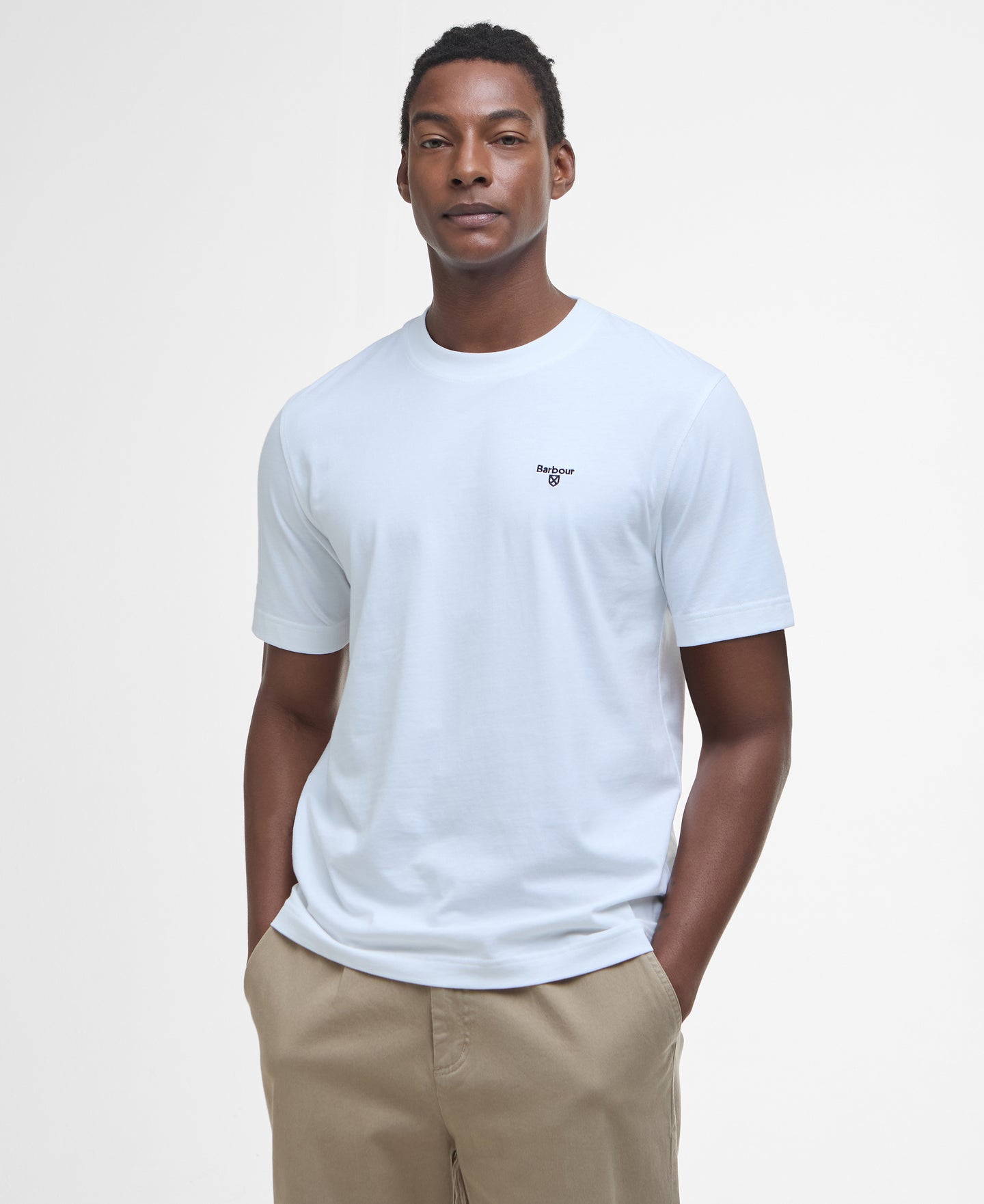 Barbour Mts1412wh11 Barbour RF Sports T-Sh White