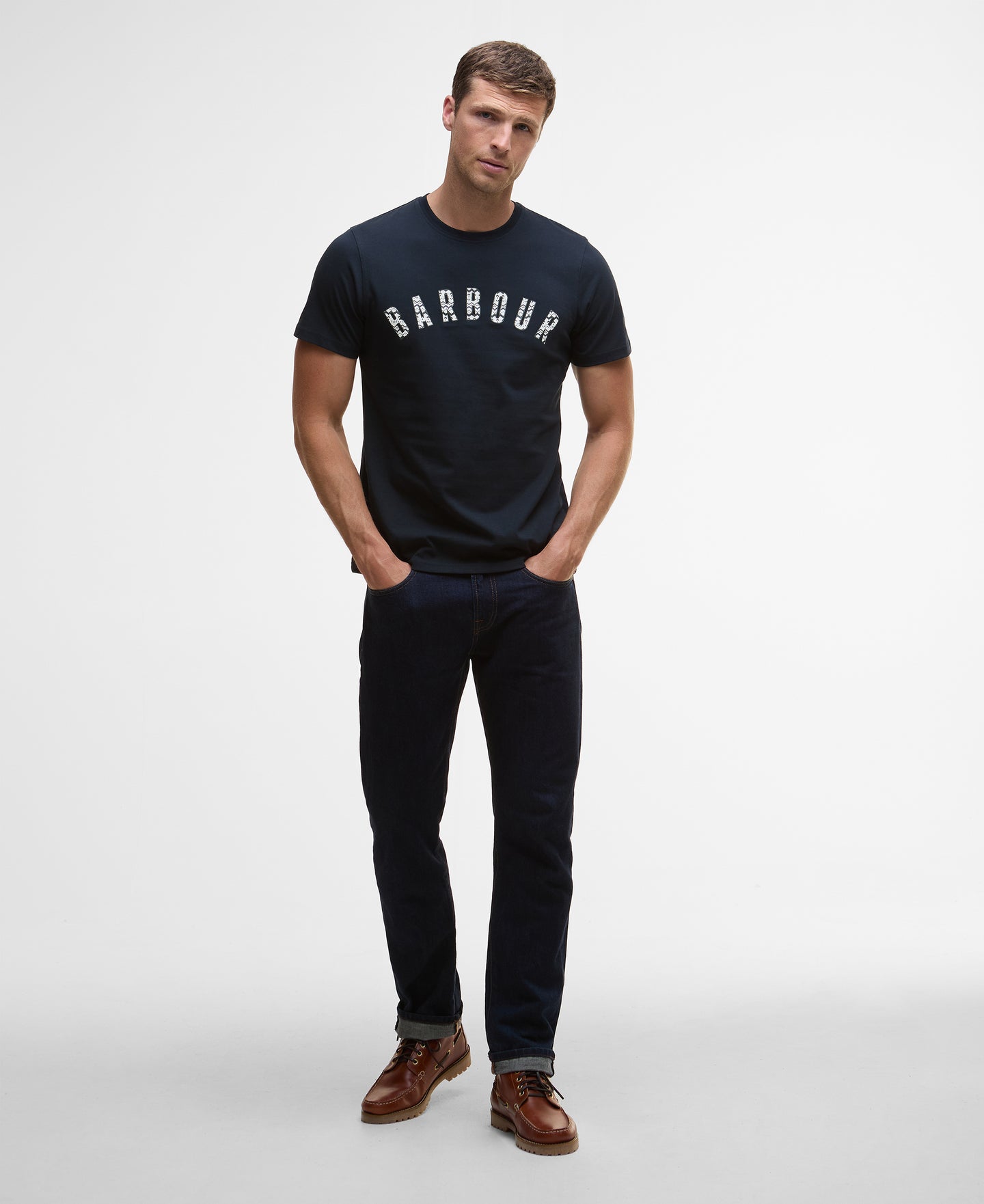 Barbour Mts1509ny91 Barbour Boughs T-Shirt Navy