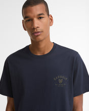 Load image into Gallery viewer, Barbour Mts1655 Barbour Tartan Crest T Navy

