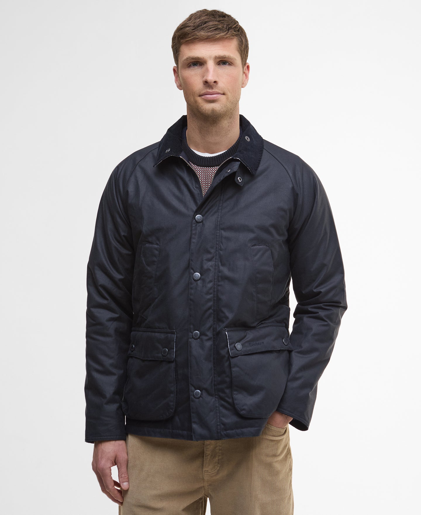 Barbour Mwx2201ny96 Barbour Ambleside Wax  Navy