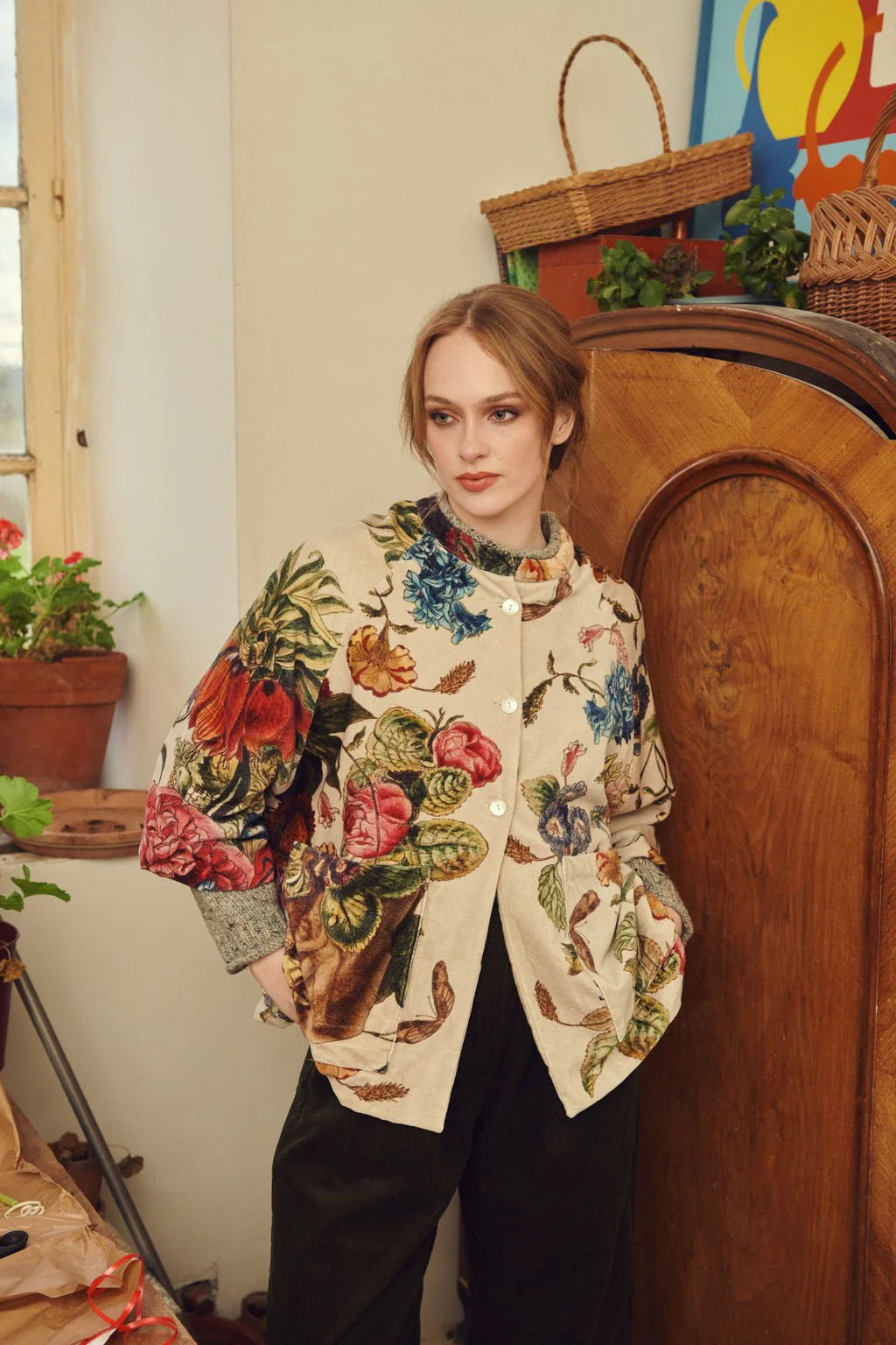 One Hundred Stars Vjkpristo VELVET JACKET PRIMULA STONE