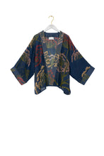 Load image into Gallery viewer, One Hundred Stars Kimparnav PARSLEY SEED NAVY KIMONO
