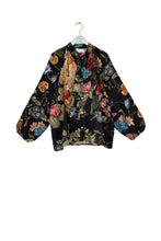 Load image into Gallery viewer, One Hundred Stars Tpbpriblk PUSSY BOW BLOUSE
