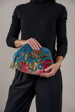 Load image into Gallery viewer, One Hundred Stars Mbgpritea PRIMULA TEAL VELVET POUCH
