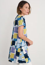 Load image into Gallery viewer, Seasalt B-Wm35700-35377 S/S Wreathe Tunic Block Shapes Bilberry
