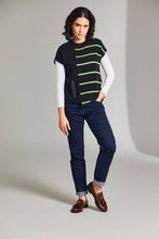 Load image into Gallery viewer, Peruzzi W24152 Sleeveless stripe knit
