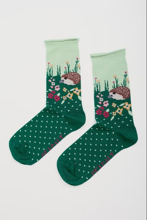 Seasalt B-Ac17165-34779 Women's Bamboo Arty Socks Meadow Rue Dark Forage