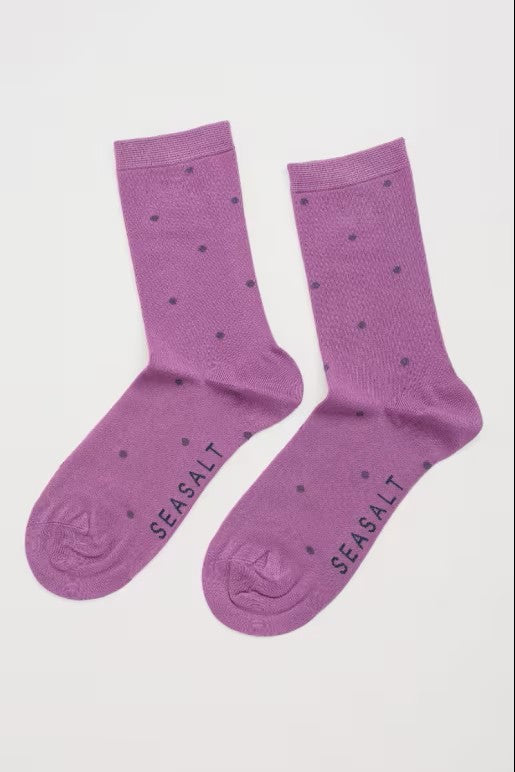 Seasalt B-Ac29288-35772 Everyday Socks Solar Spot Orchid