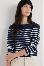 Load image into Gallery viewer, Seasalt B-Wm36589-35012 Sailor Top Falmouth Tri Breton Chalk Maritime

