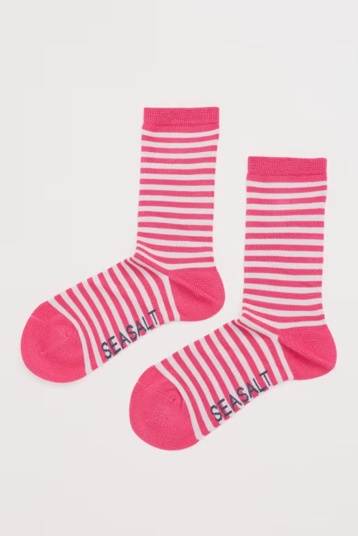 Seasalt B-Ac23180-34782 Womens Sailor Socks Weatherboard Light Radish