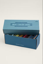Load image into Gallery viewer, Seasalt B-Ac34601-32989 Men&#39;s Sailor Socks Box of 7 Woodford Mix
