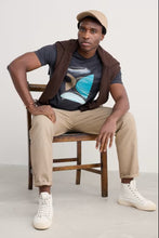 Load image into Gallery viewer, Seasalt B-Mn32997-34951 Men&#39;s Midwatch T-Shirt Land Shapes Inkwell
