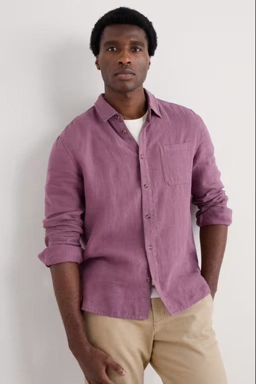 Seasalt B-Mn35999-14209 Men's Curator Shirt Heather