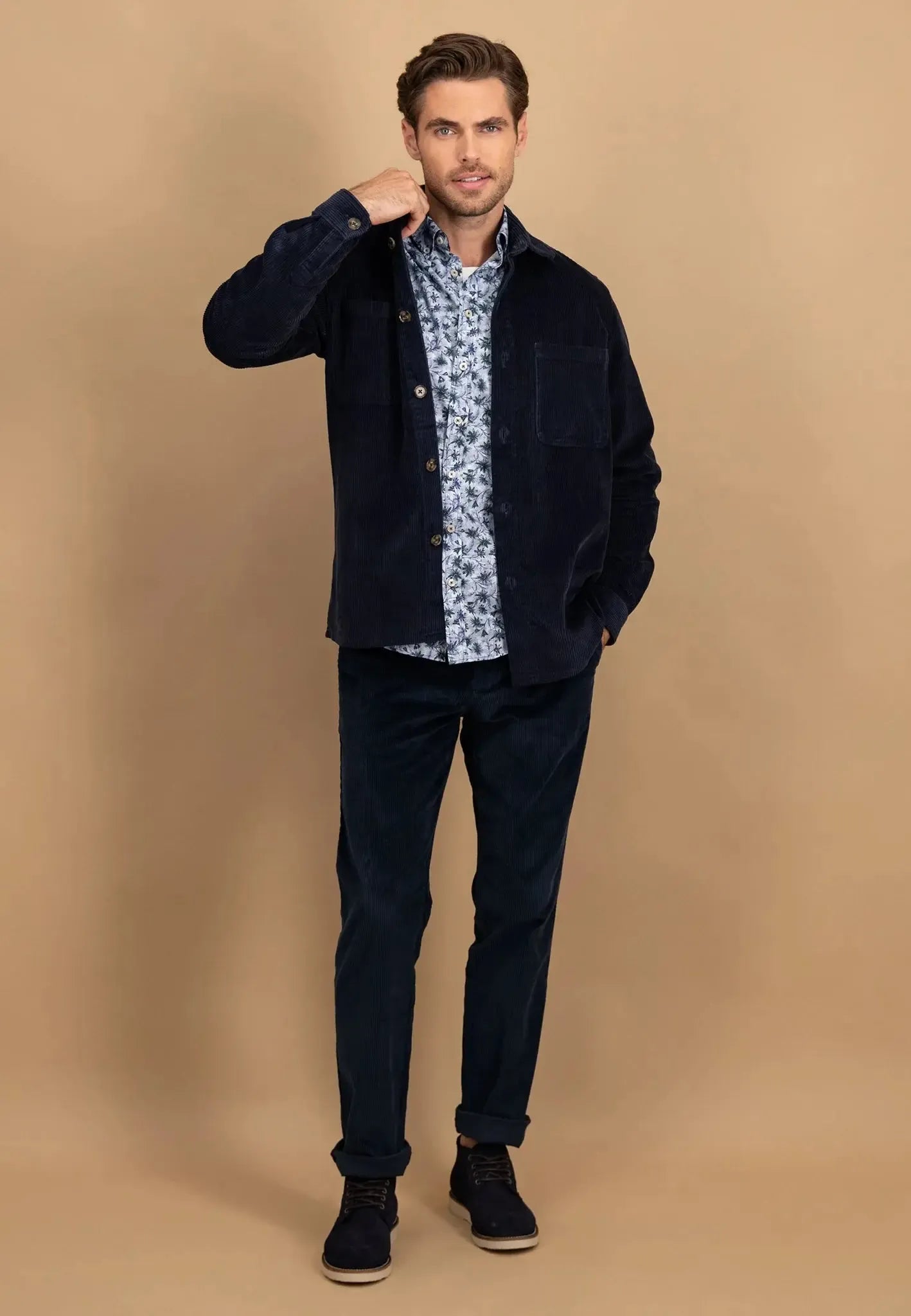 Fynch-Hatton 1509 8004 CORDUROY OVERSHIRT