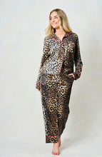 Load image into Gallery viewer, Hope And Ivy Sindy LEOPARD SATIN PJ SET
