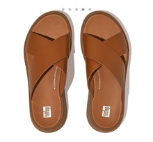 Load image into Gallery viewer, Fitflop Fw5 FLATFORM CROSS SLIDES
