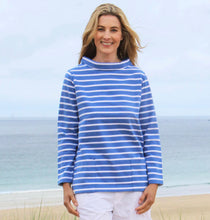 Load image into Gallery viewer, Striped Roll Neck Sweatshirt
