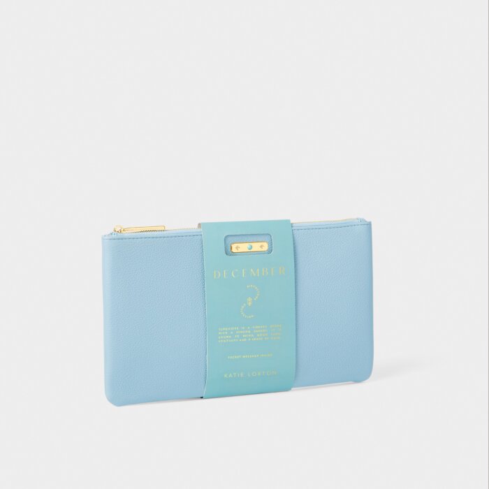 Katie Loxton Klb4111 BIRTHSTONE PERFECT POUCH December turquoise