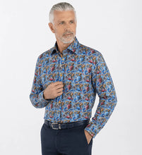 Load image into Gallery viewer, Claudio Lugli Cp8068 SEASHELLS PRINT SHIRT
