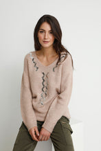 Load image into Gallery viewer, Cream 10610655 SEQUINS PULLOVER
