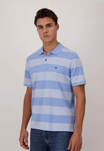 Load image into Gallery viewer, POLO SHIRT WITH BLOCK STRIPES
