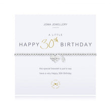 Load image into Gallery viewer, A LITTLE HAPPY 30TH BIRTHDAY BRACELET
