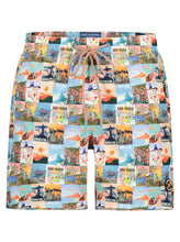 Load image into Gallery viewer, Swimshort Brazil posters multicolor
