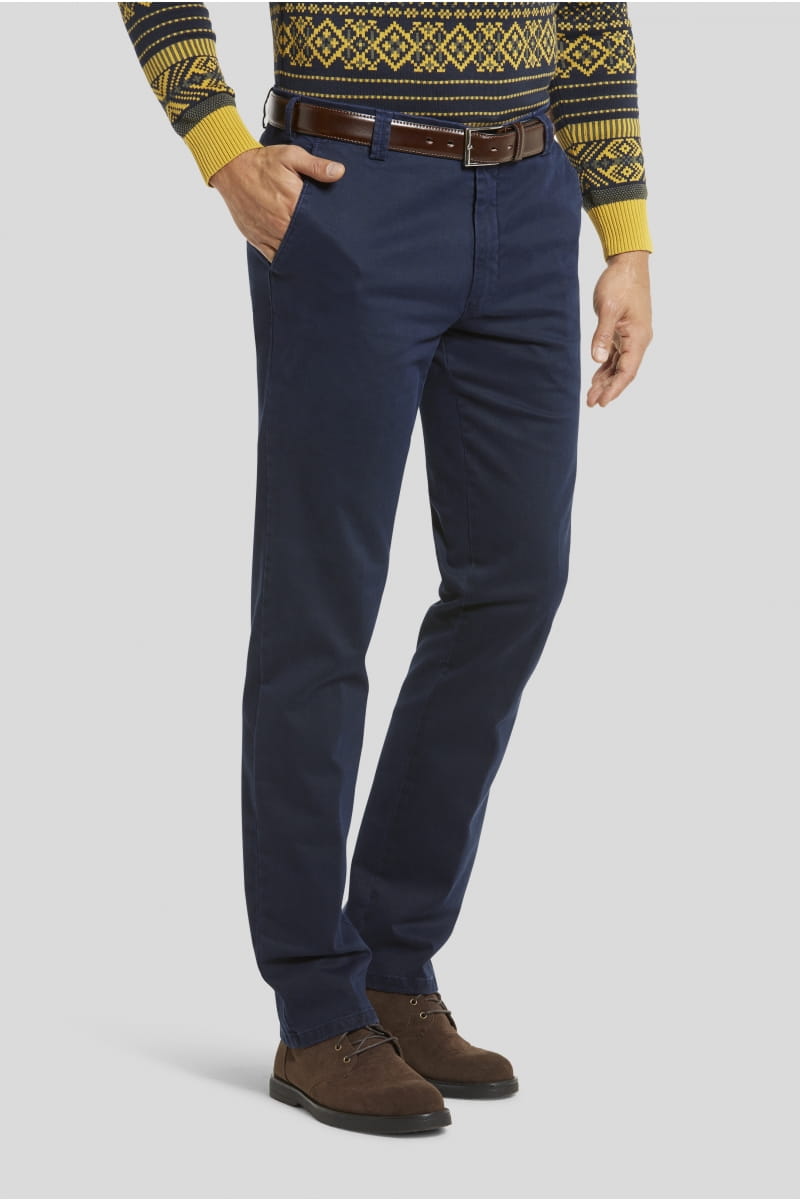 Super Stretch Double-Dye Cotton Chinos
