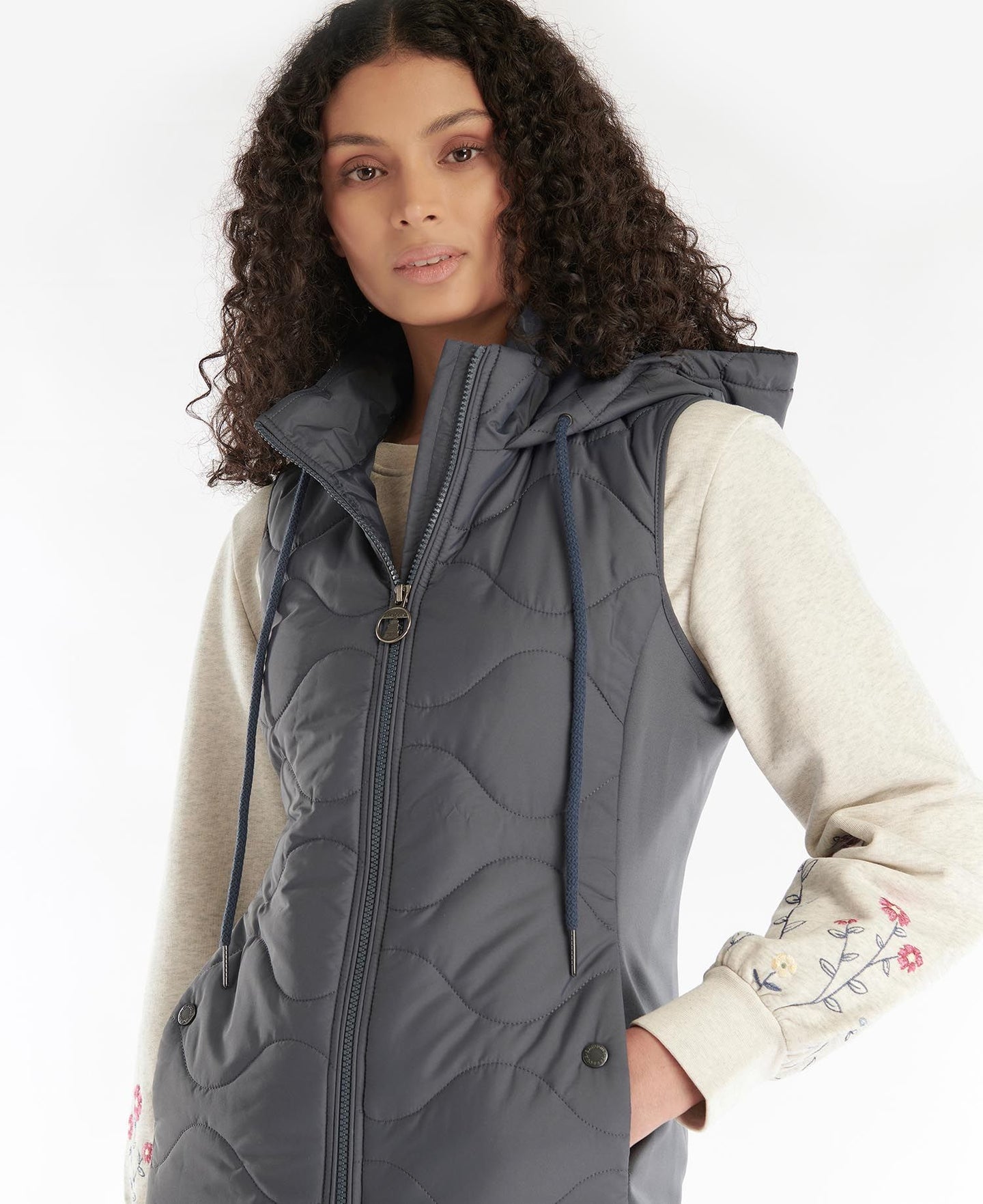 Barbour Thrift Gilet Quilted Sweat