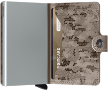 Load image into Gallery viewer, Miniwallet Crisple Taupe Camo
