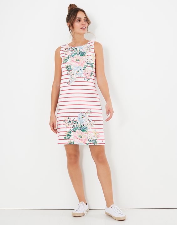 Riva Print Sleeveless Jersey Dress