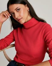 Load image into Gallery viewer, Clarissa Roll Neck Jersey Top
