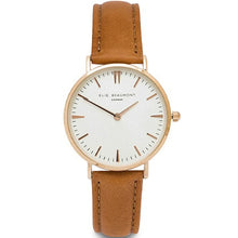 Load image into Gallery viewer, OXFORD SMALL TAN/ROSEGOLD CASE
