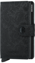 Load image into Gallery viewer, Miniwallet Paisley Black
